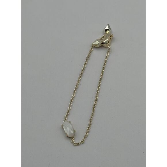 Kendra Scott Elaina Gold Adjustable Chain Bracelet - Picture 1 of 3